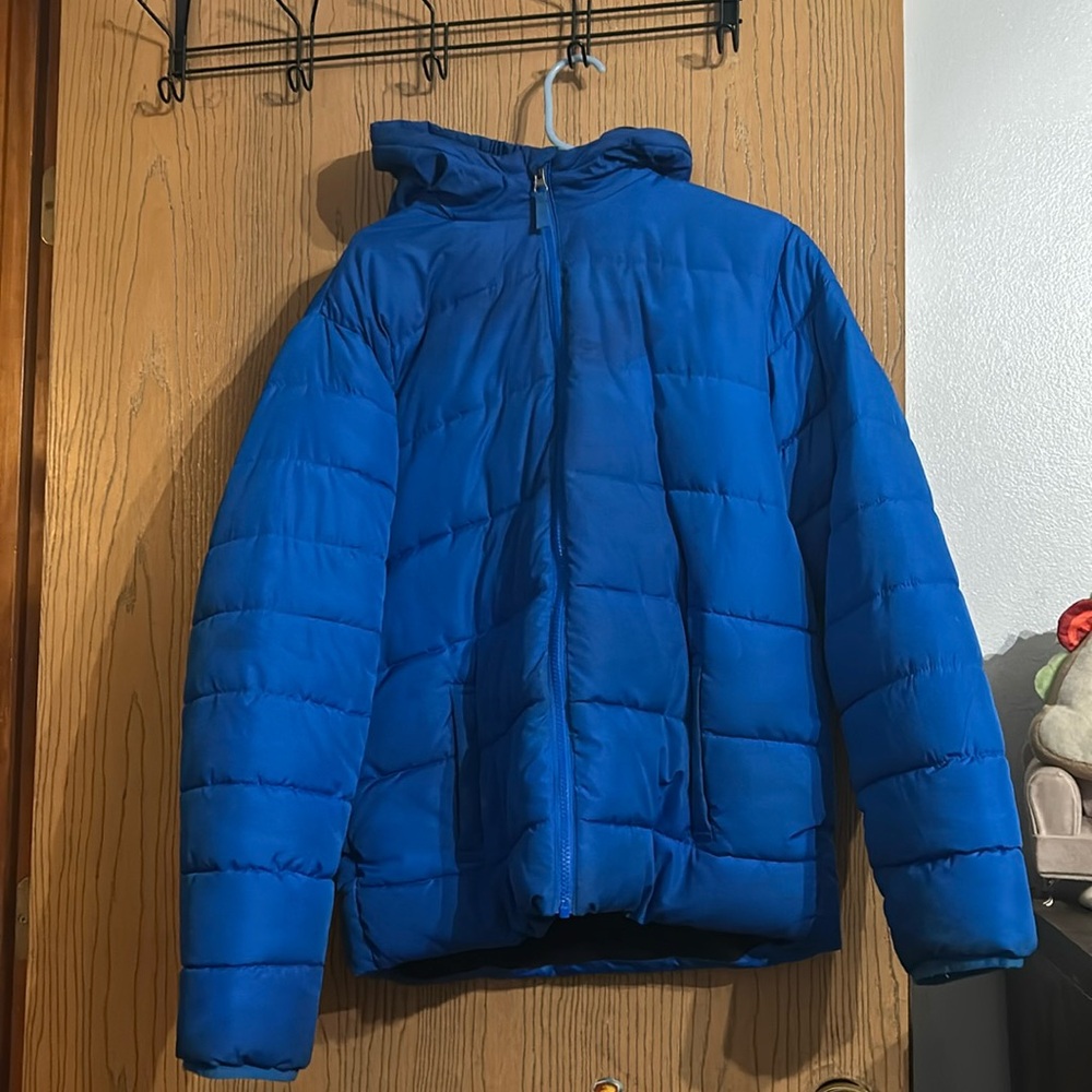 Blue coat. Perfect for winter